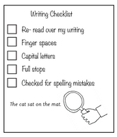 Editing checklist - Younger Primary