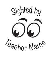 Teacher name - Sighted your task 42mm