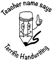 Terrific Handwriting Stamp